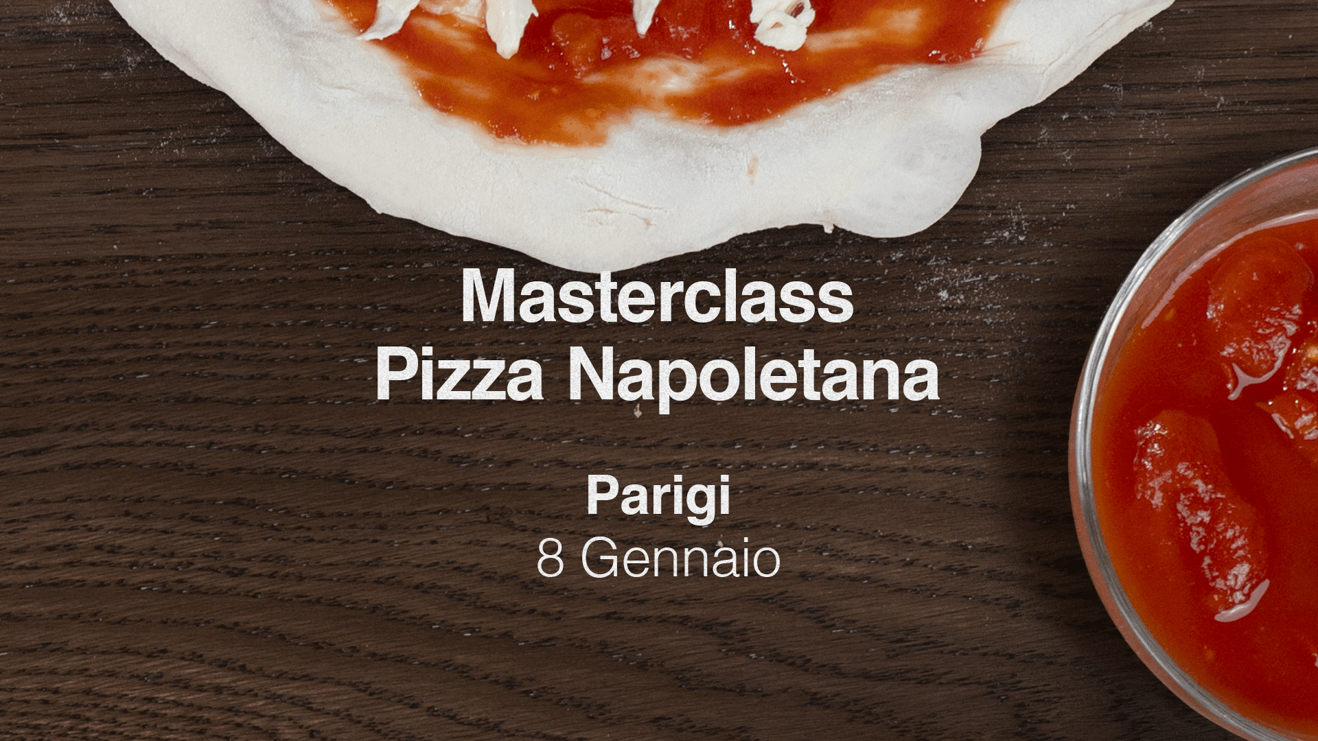 Masterclass pizza napoletana Parigi